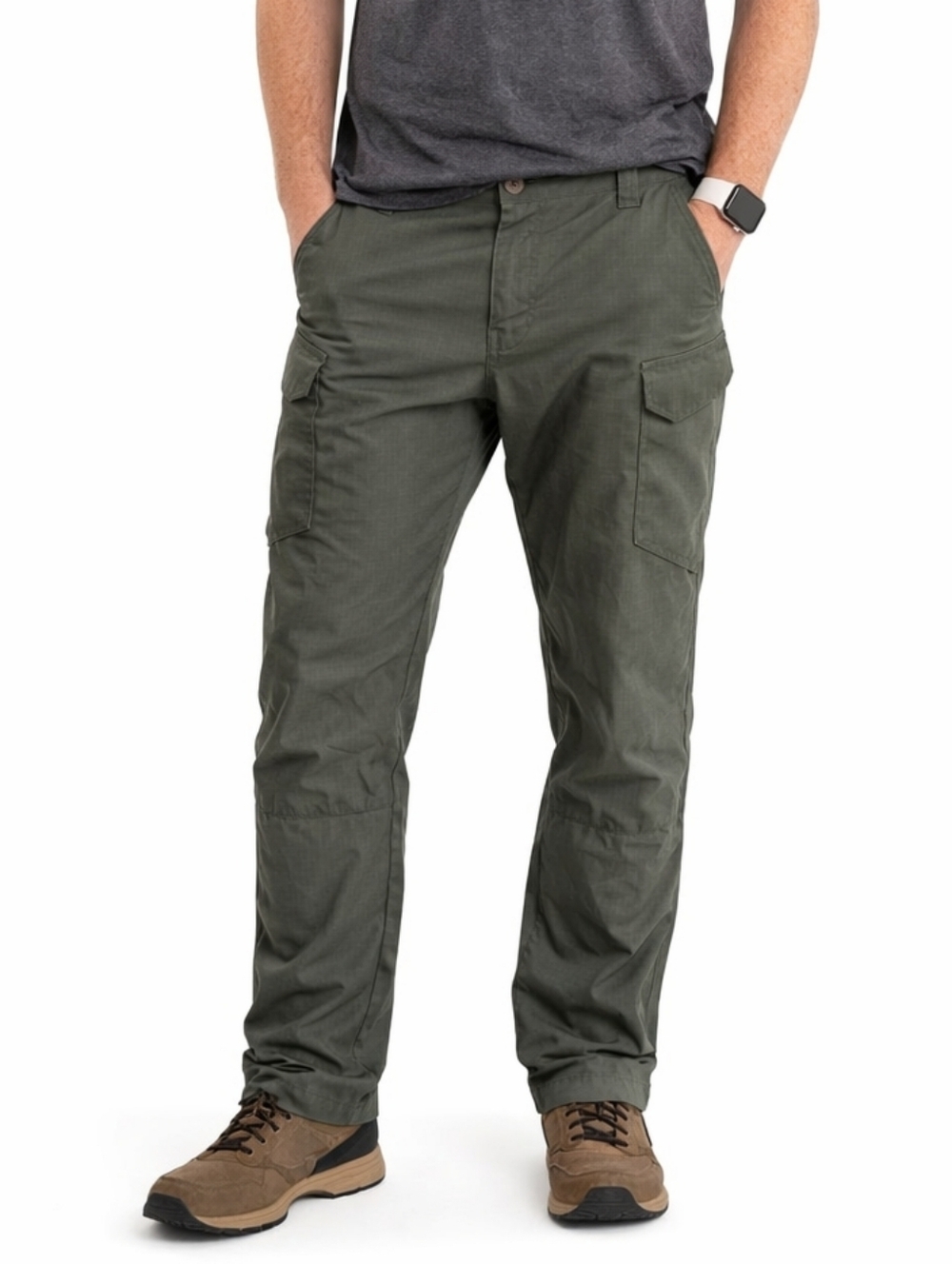 Tactical Series Ripstop Cargo Pants Workwear Utility Army Green Men's Medium